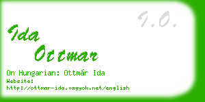 ida ottmar business card